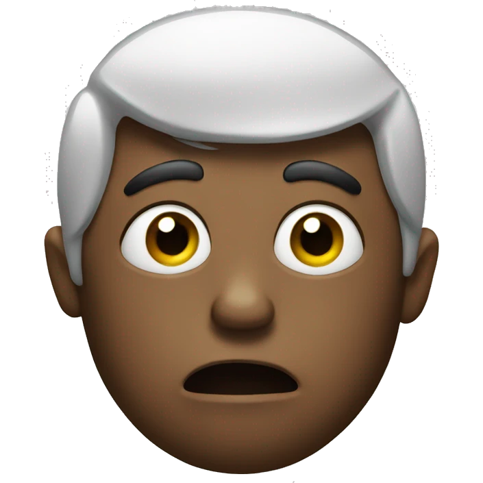 Emoji with an stank look emoji