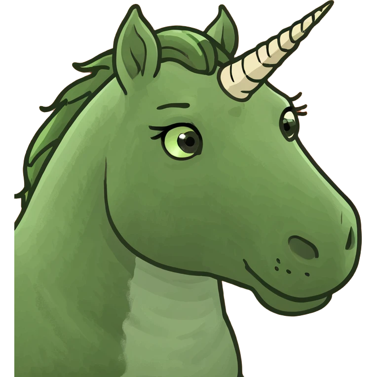 A bóxer unicorn emoji