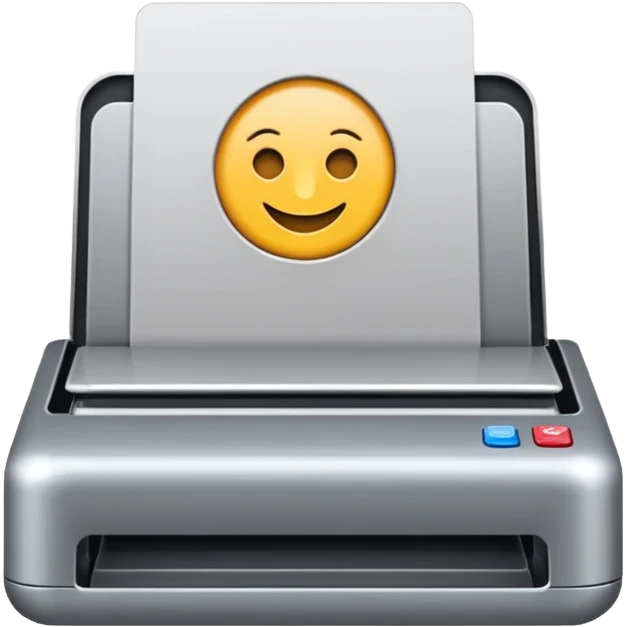 Máquina de cartão emoji