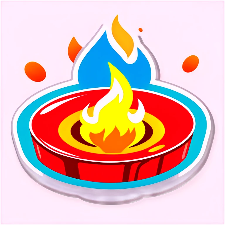 Jell-O on fire emoji