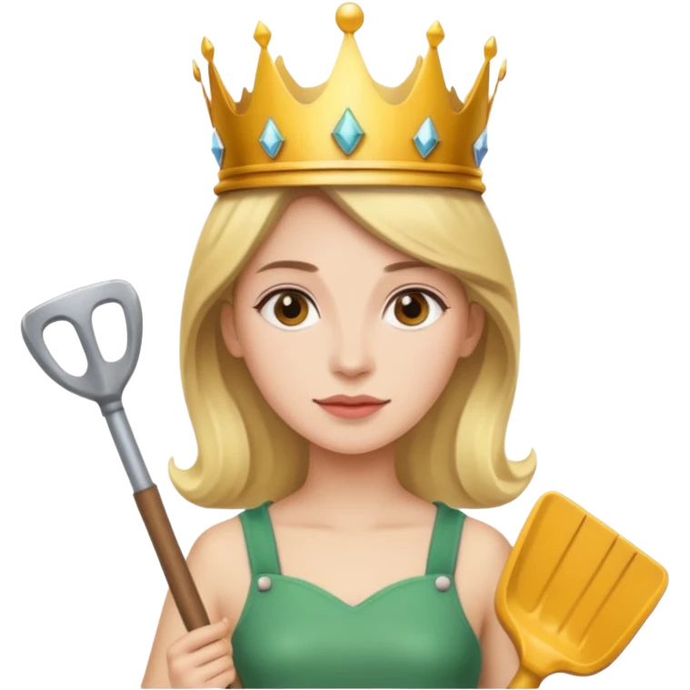 Queen of shovels emoji
