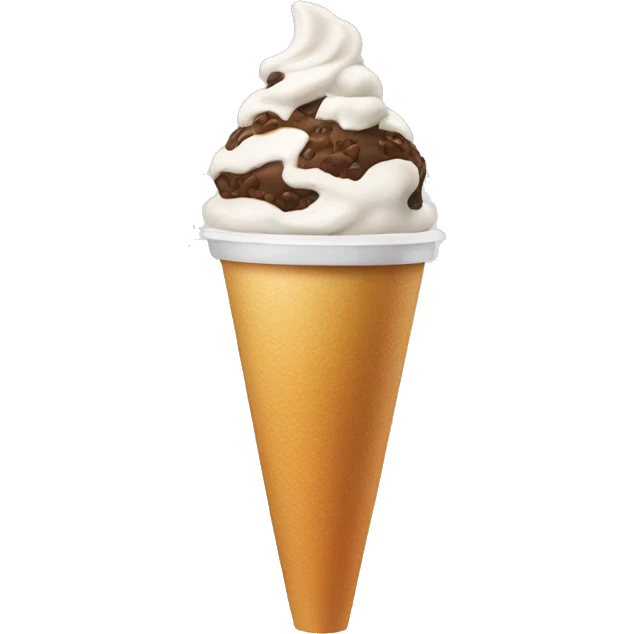 Dairy Queen blizzard emoji