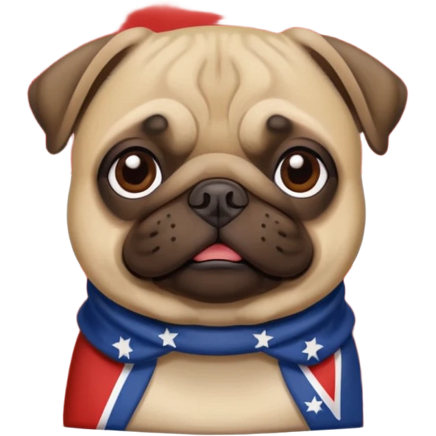 Flag of pug emoji
