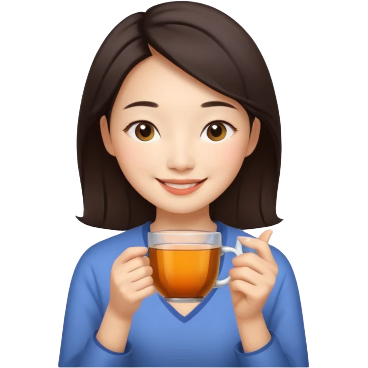 🧘🏼‍♀️🍵😌 emoji