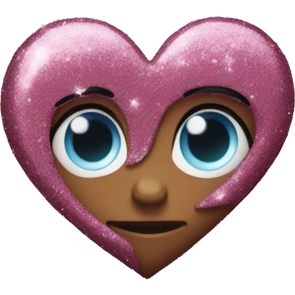 Glitter hart emoji