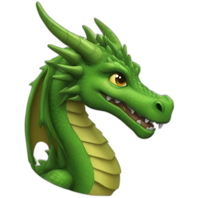 military Green Dragon emoji