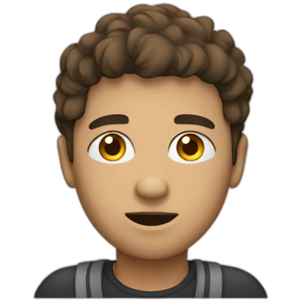 person with a text why me emoji
