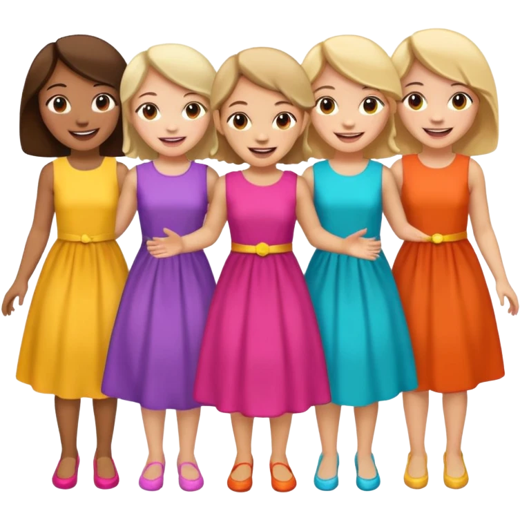 Chicas bailando emoji