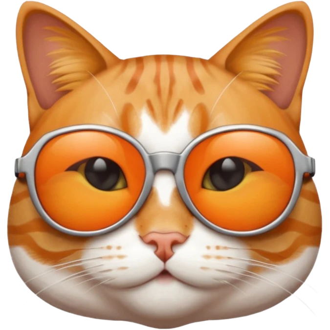 Cat wearing sunglasses emoji
