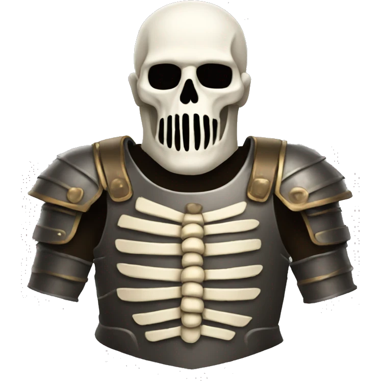torso armor with bones emoji