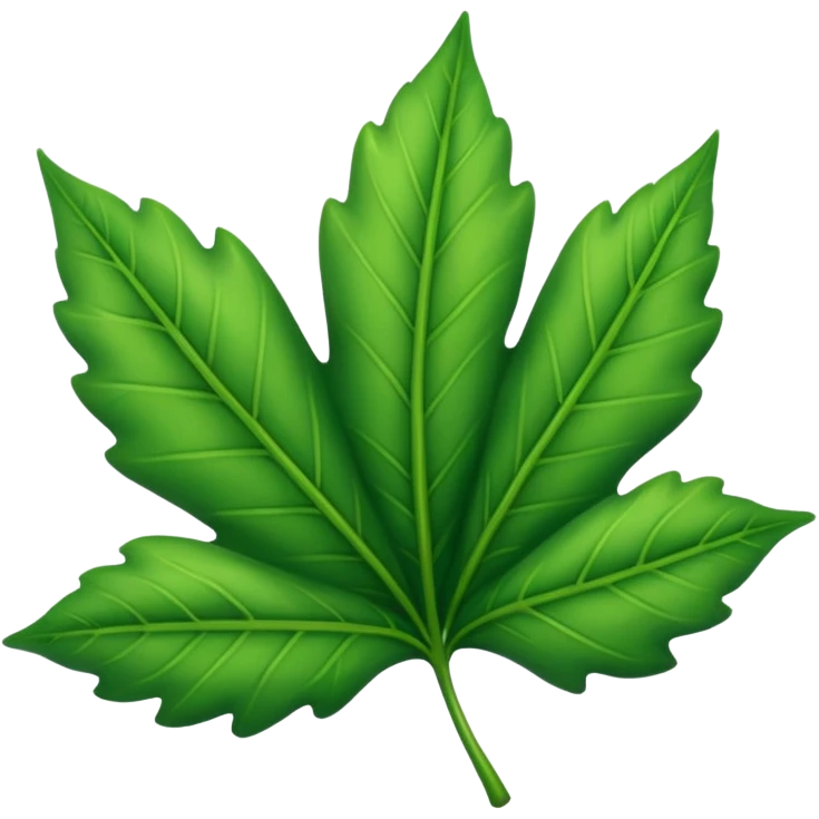 green leaf emoji