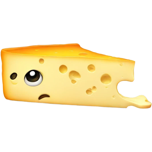 Farting cheese emoji