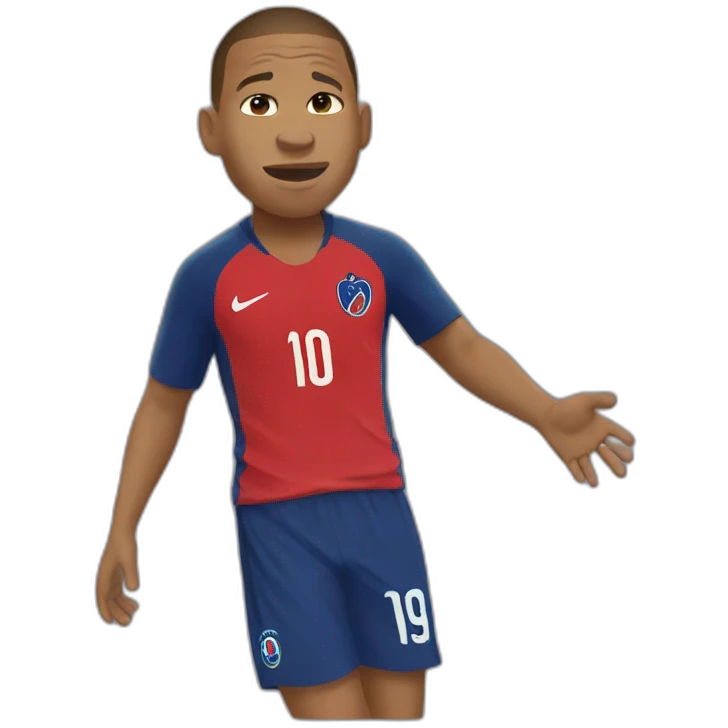 mbappe cried emoji