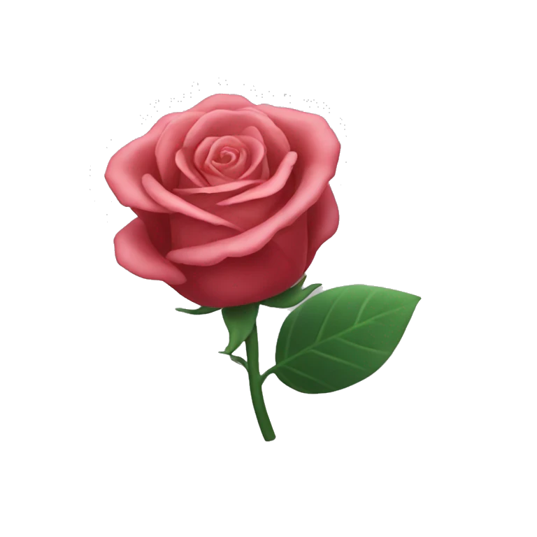 Une main qui tien une rose  emoji