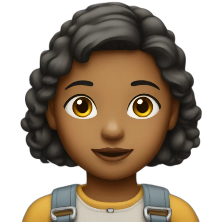 Painter's daughter. emoji