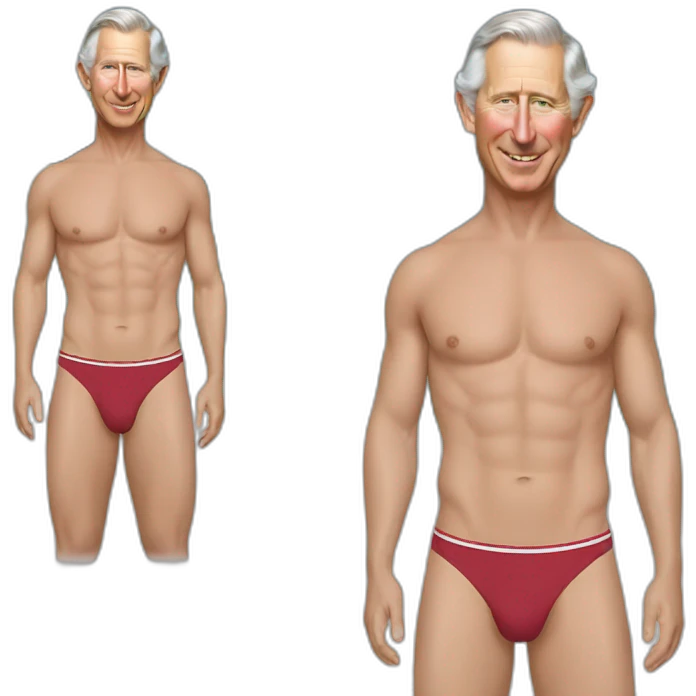 Prince Charles bikini emoji