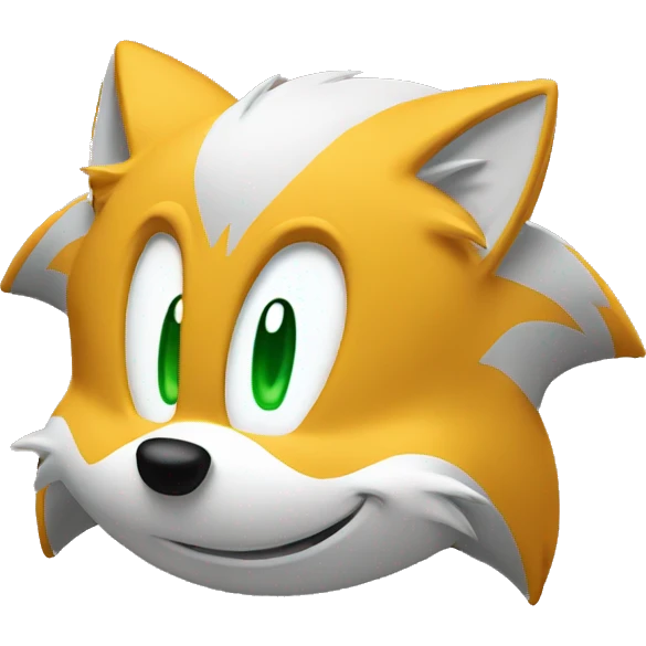 tails head, sonic emoji