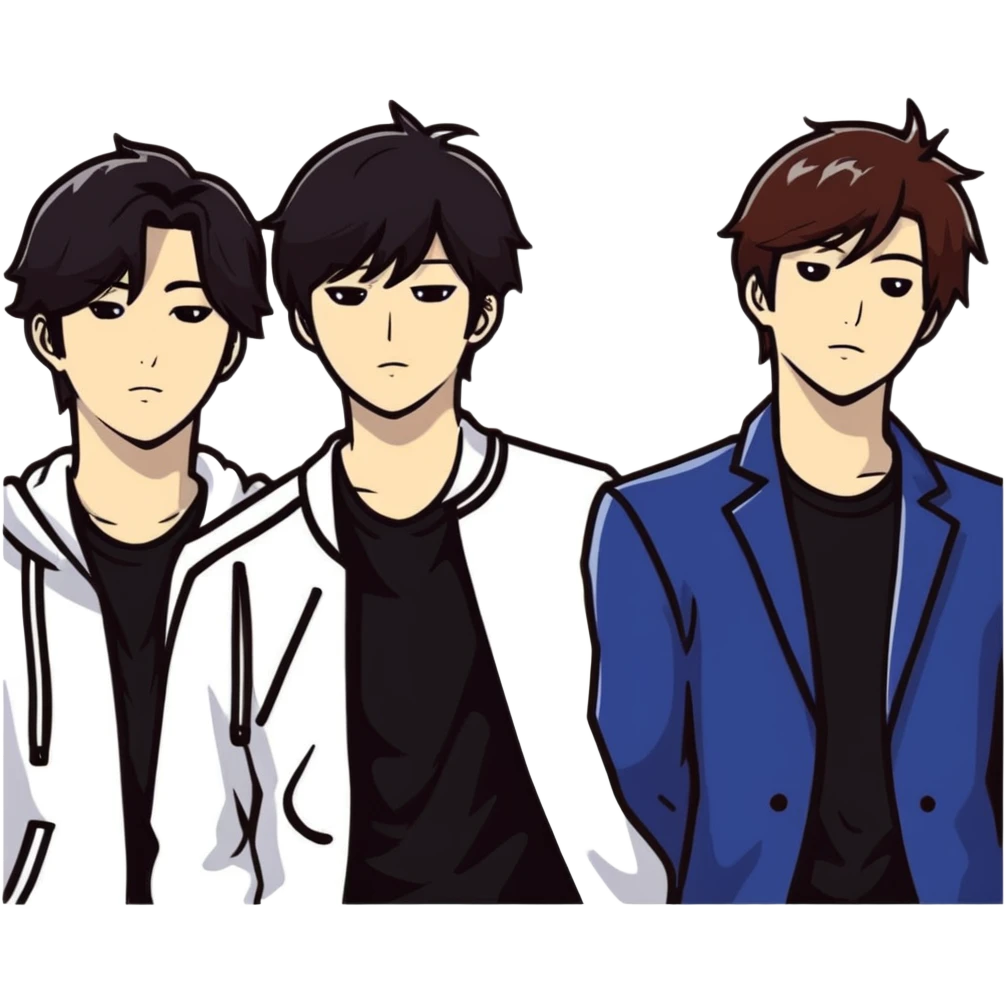 SS501 group portrait emoji