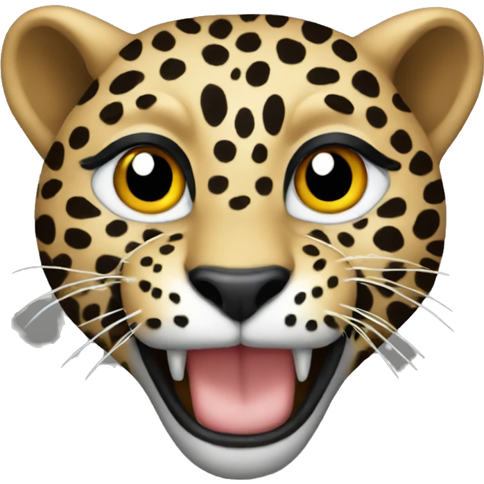 Leopard heart emoji