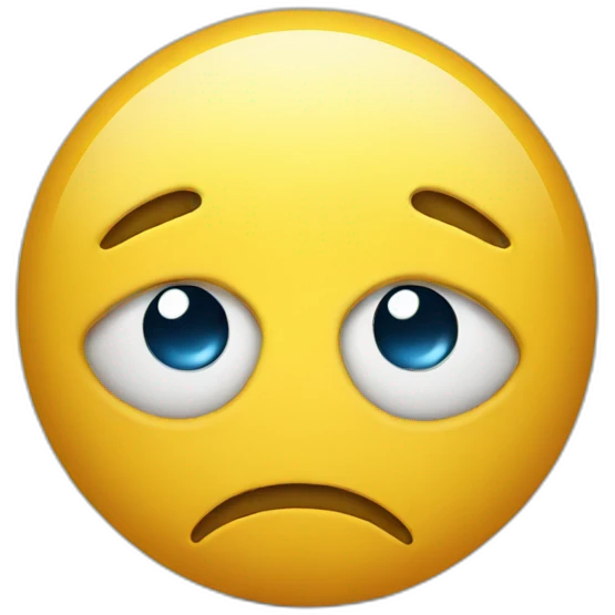 Crying ball emoji
