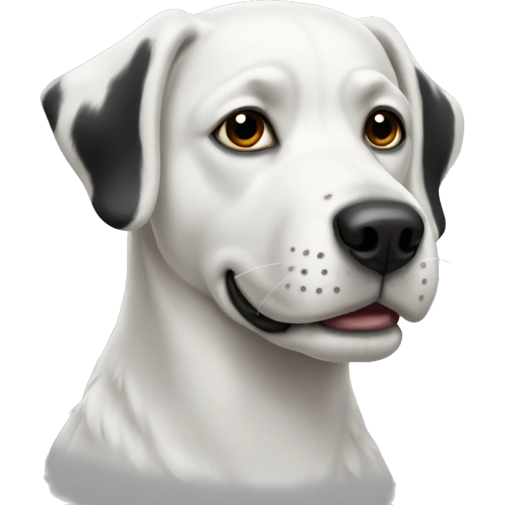 perro blanco emoji