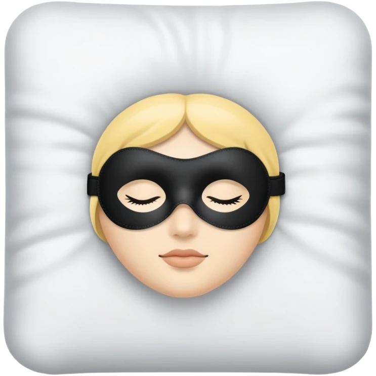 sleeping mask for eyes, sleep accessory emoji