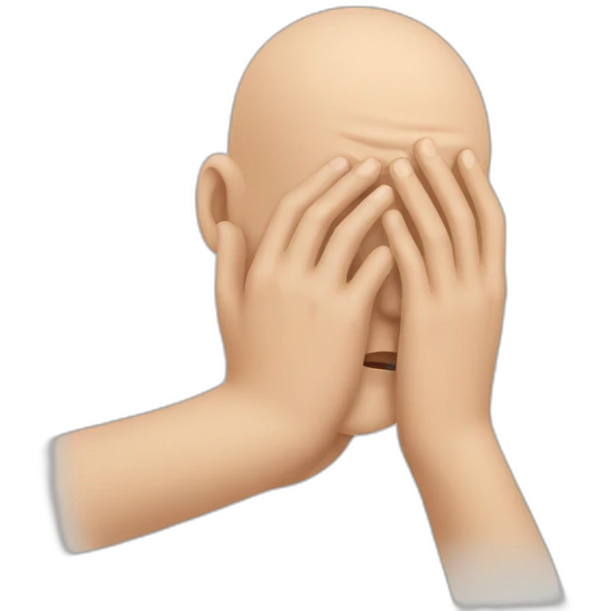 bald-face-palm emoji