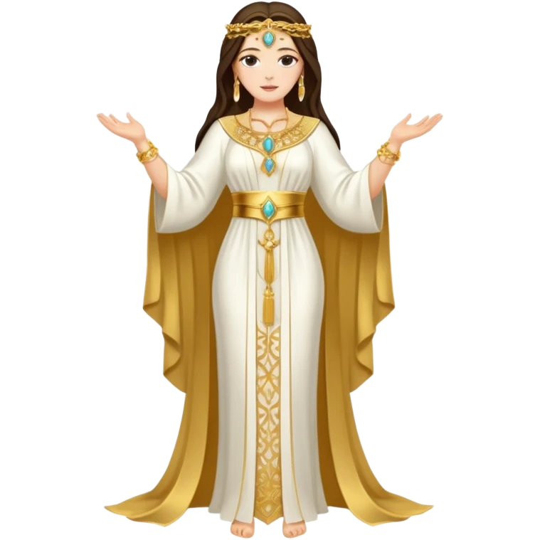 diosa tanit de cuerpo entero emoji