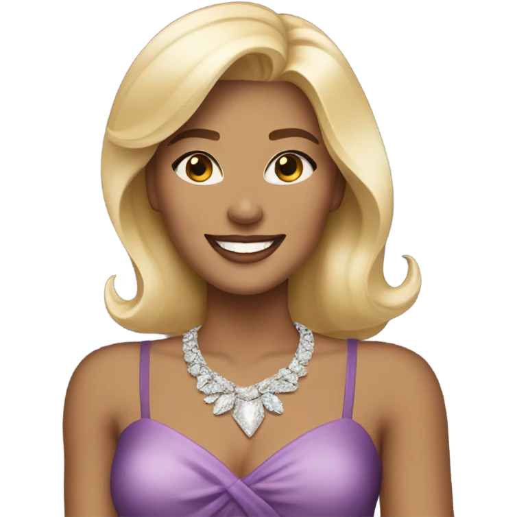 Super star blonde emoji
