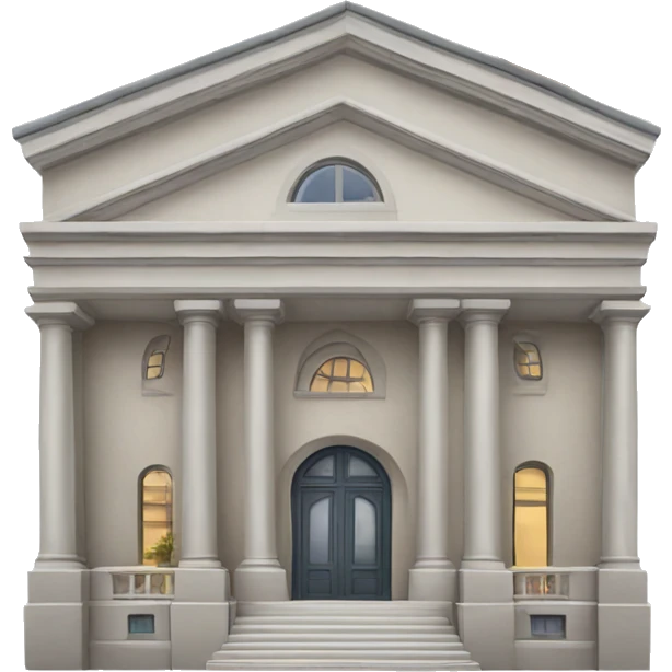 Building with architectural details emoji