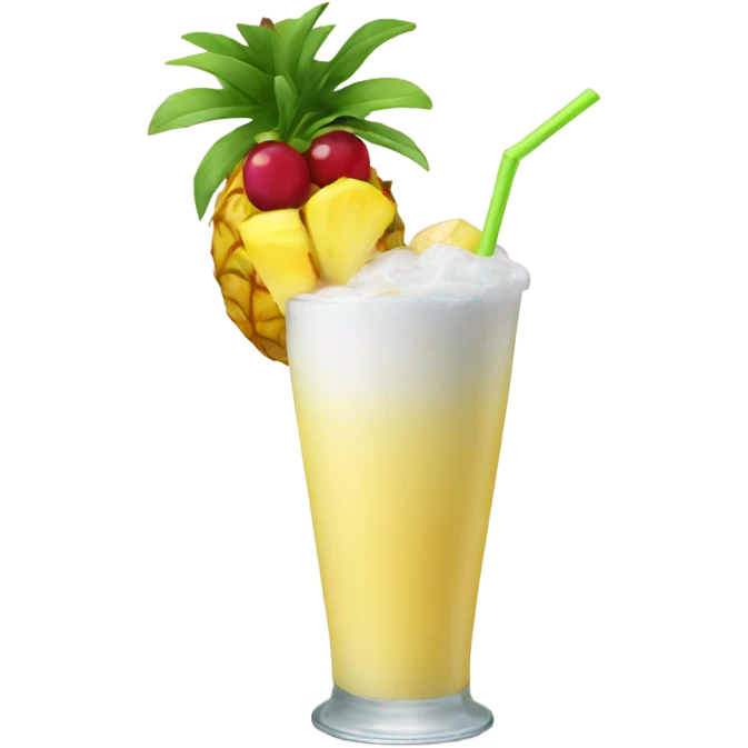 Pina colada emoji