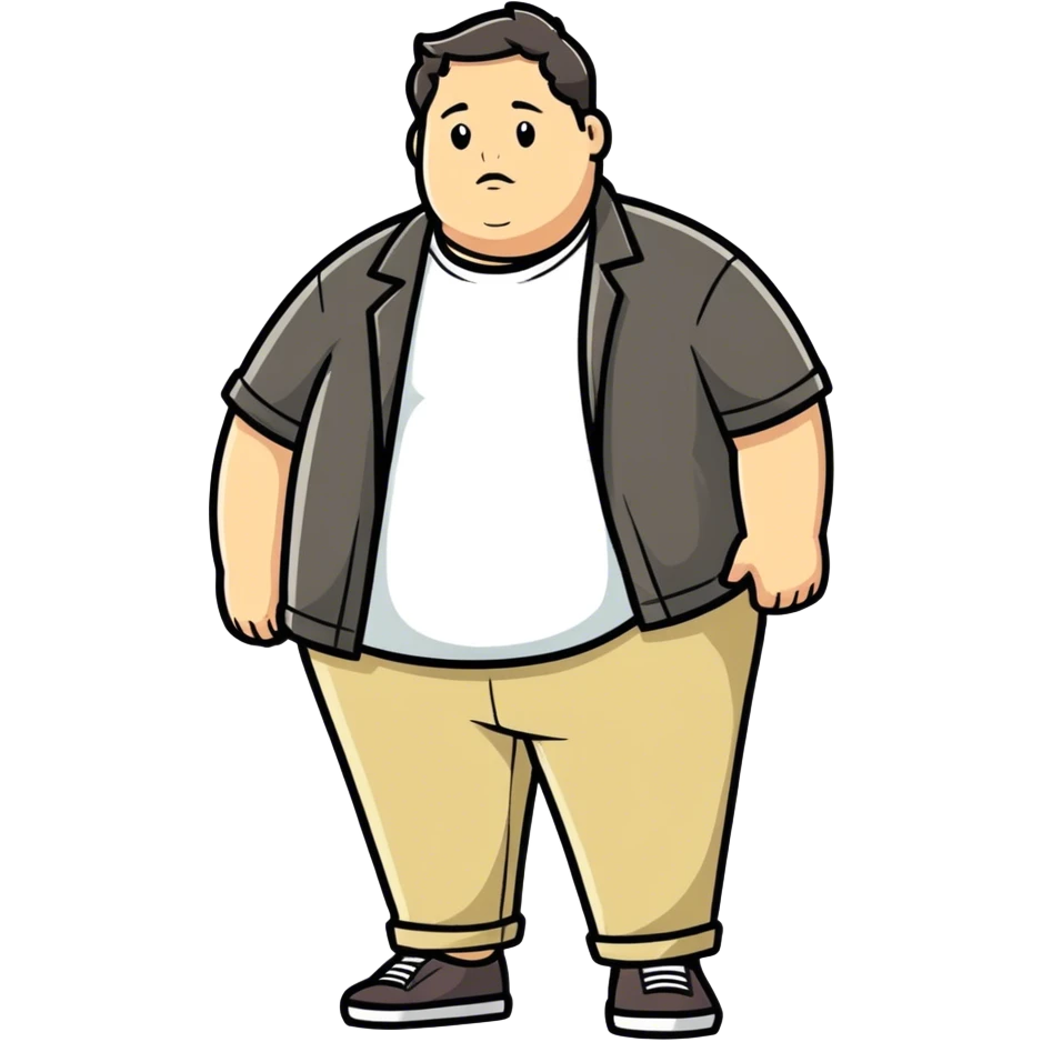 Fat emoji