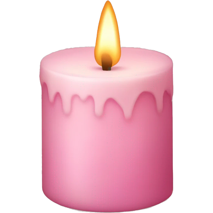 light pink candle emoji