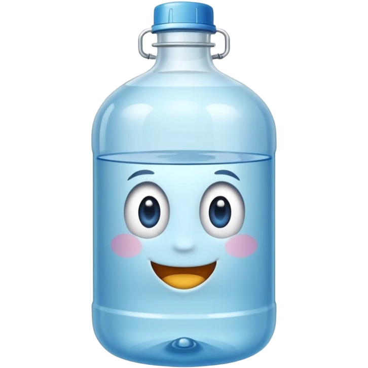 botella de 20 litros de agua purificada emoji