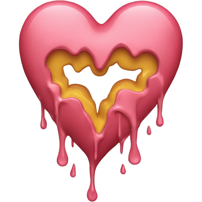 three hearts melting emoji