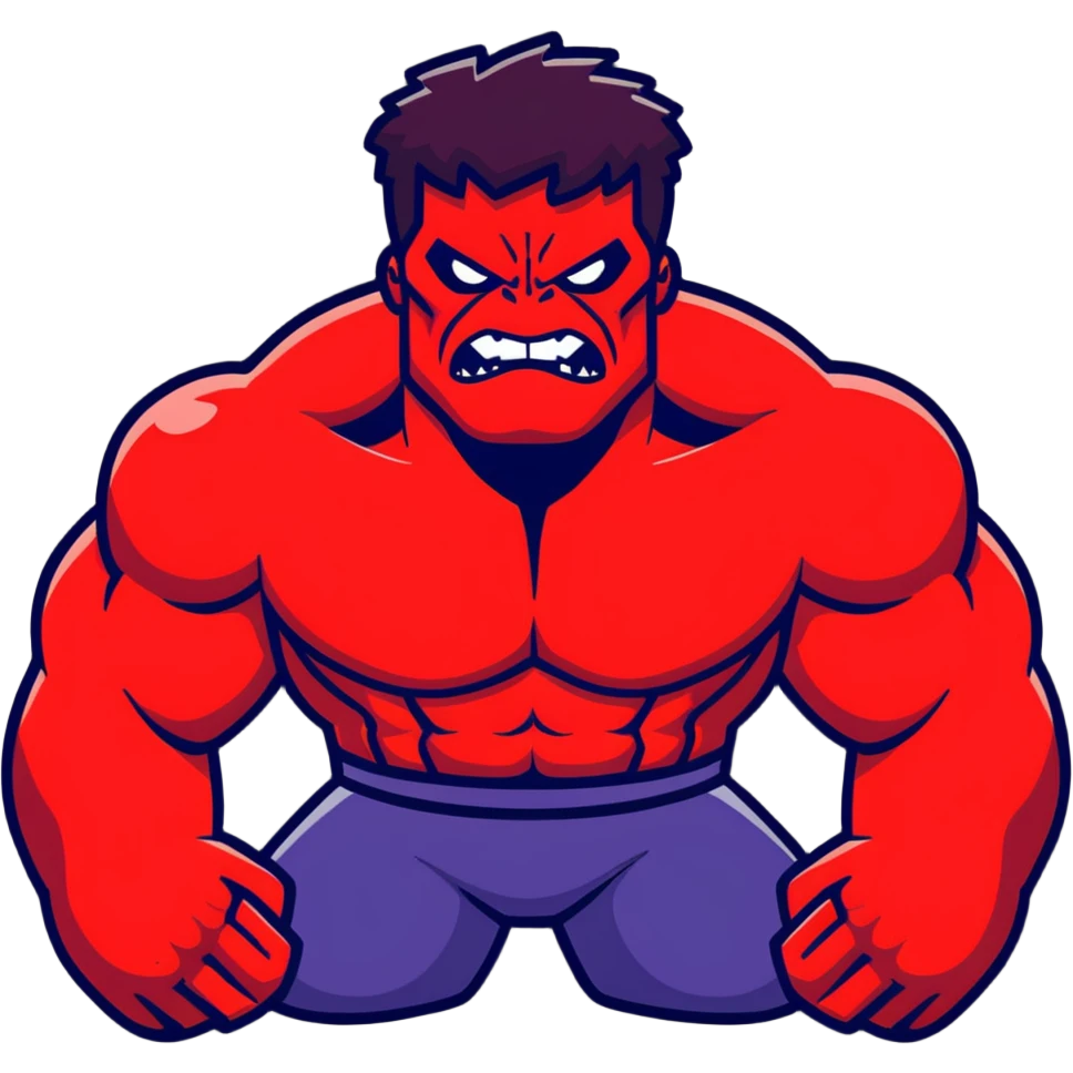 Red Hulk emoji