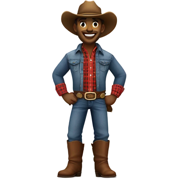 Gay cowboy emoji