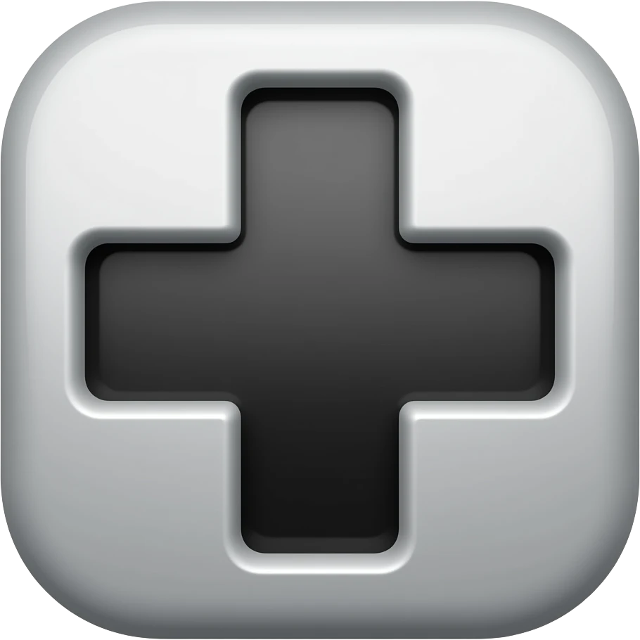 Намалюй мені плюс чорний emoji