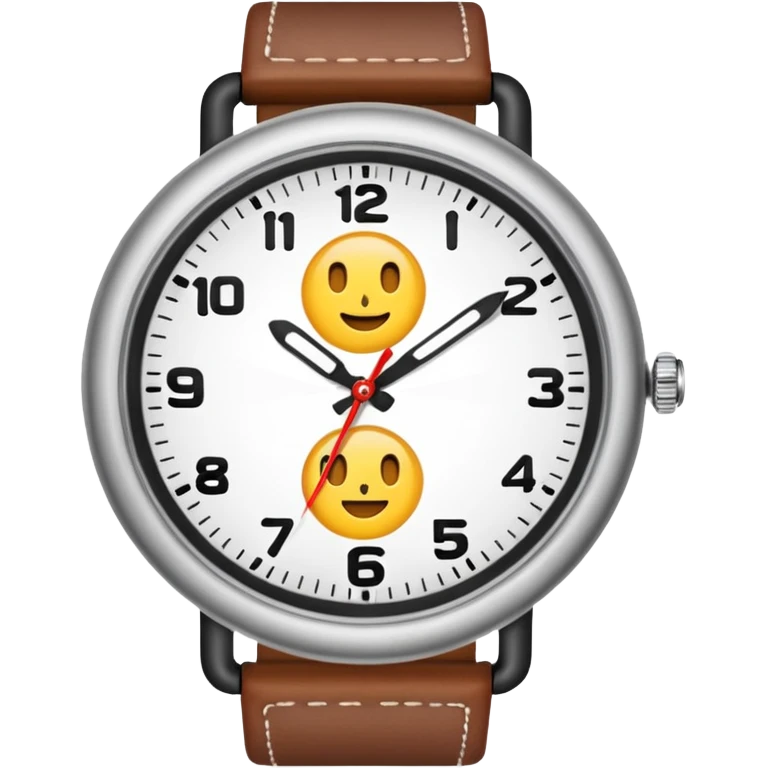 analog watch emoji