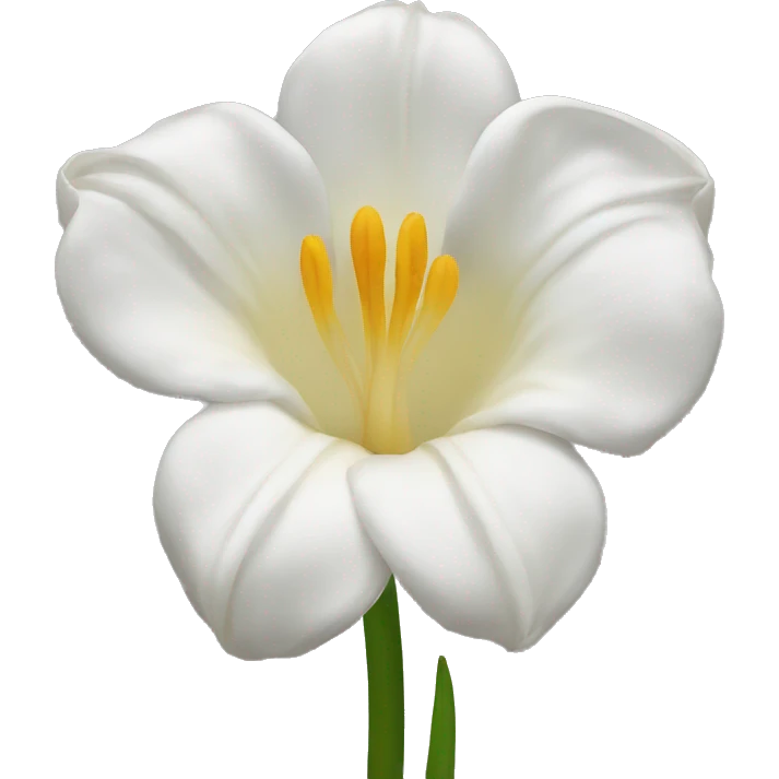 White tulpis emoji