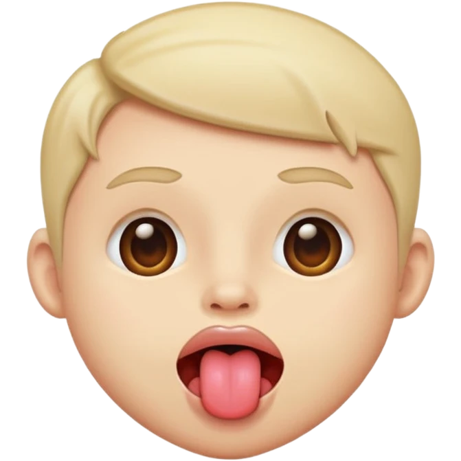 tongue out emoji