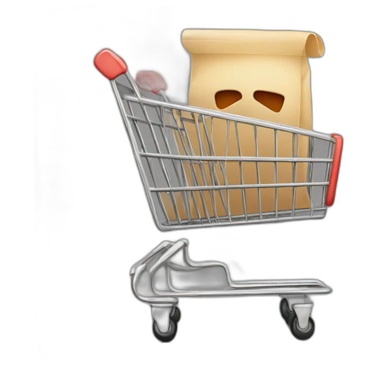 Shopping Cart with List emoji