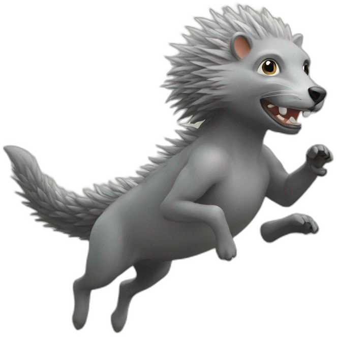 Herisson run emoji