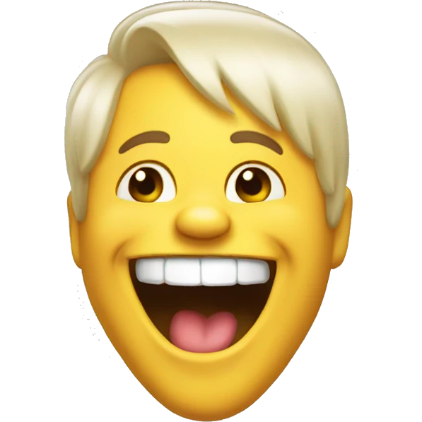 Laughing gose emoji