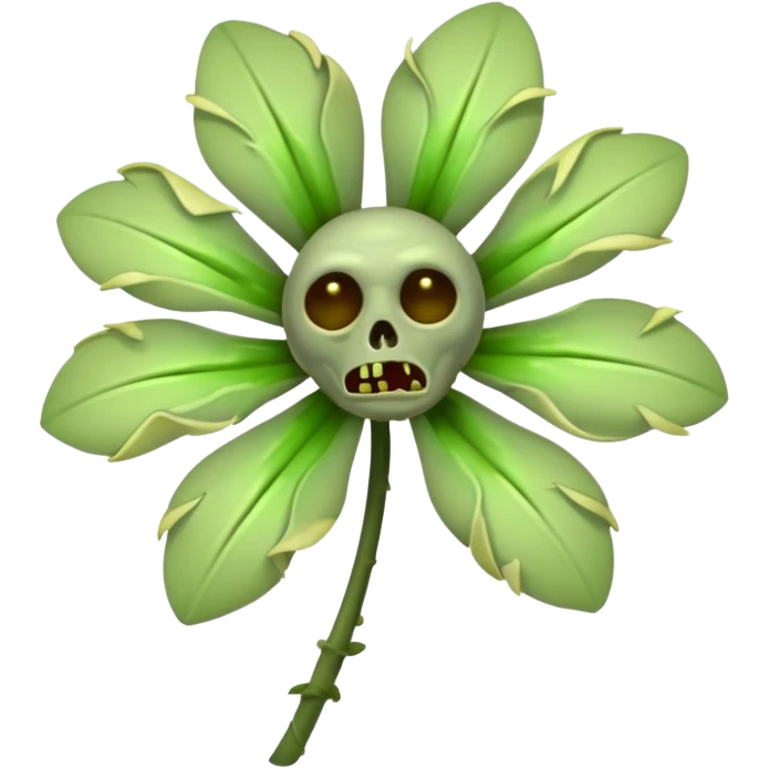 zombie flower emoji