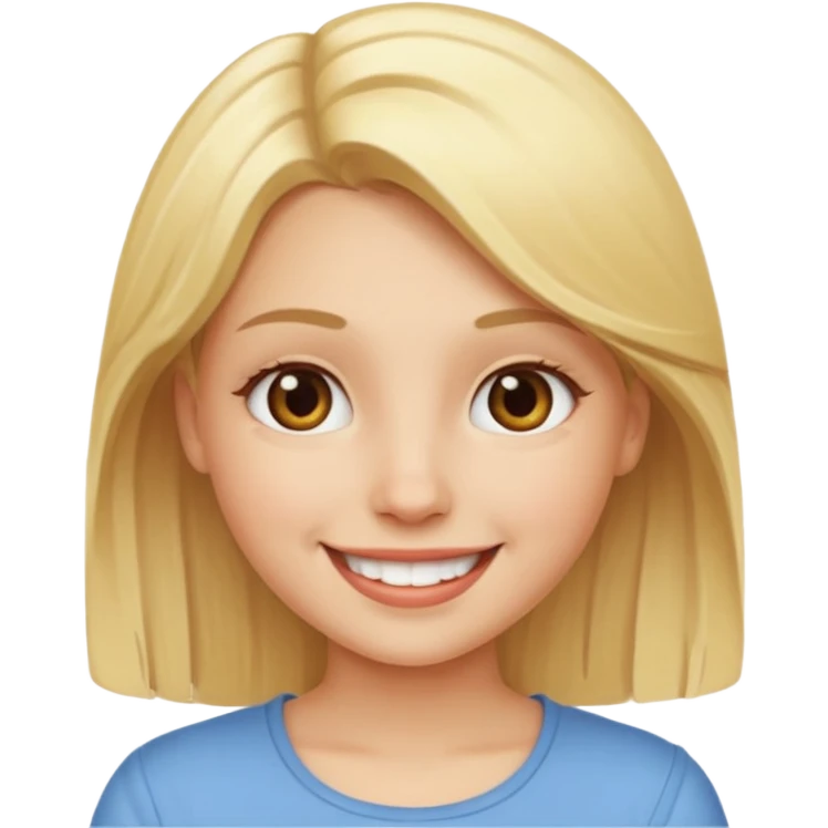 Blonde girl masturbating emoji