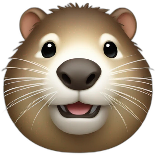 Nutria head emoji