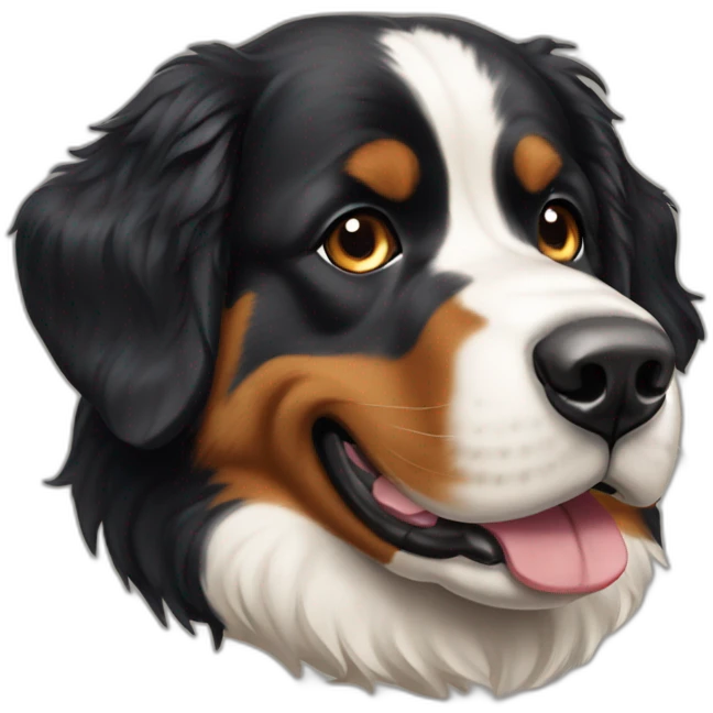 bernese-mountain-dog-borred emoji