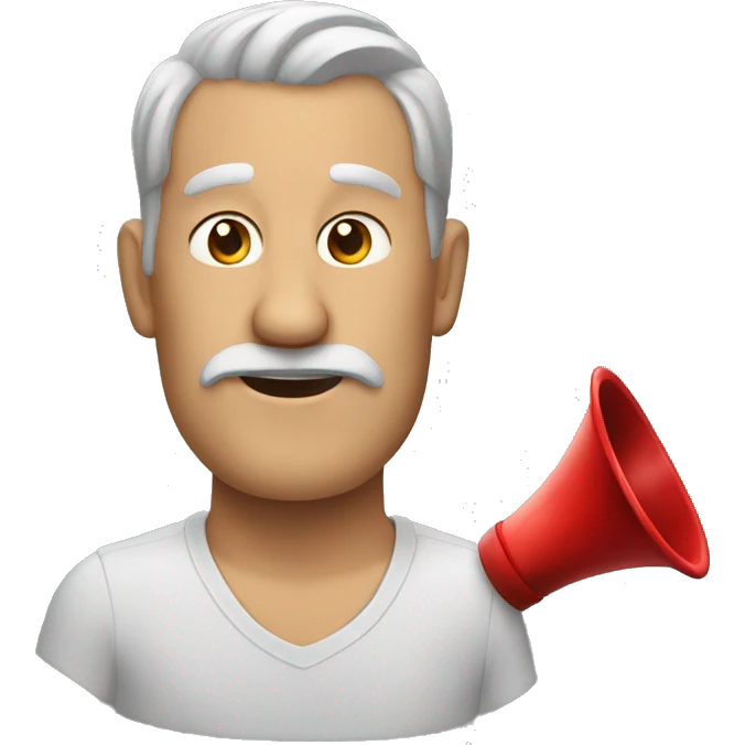 red horn emoji