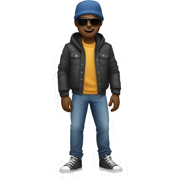 cool vibes male emoji